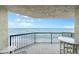 Balcony boasting amazing ocean views and outdoor seating at 3425 S Atlantic Ave # 1105, Daytona Beach Shores, FL 32118