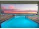 Oceanfront pool and sundeck with sunset view at 3425 S Atlantic Ave # 1105, Daytona Beach Shores, FL 32118
