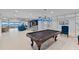Community room with pool table and ocean view at 3425 S Atlantic Ave # 1105, Daytona Beach Shores, FL 32118