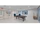 Well-lit game room featuring a pool table at 3425 S Atlantic Ave # 1105, Daytona Beach Shores, FL 32118