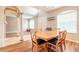 Bright dining area with hardwood floors and natural light at 206 Laurel Point Ct, Deland, FL 32724