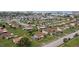 Aerial view showing home's location in a residential neighborhood near the ocean at 133 Cardinal Dr, Ormond Beach, FL 32176