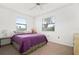 Spacious bedroom with double bed and window at 133 Cardinal Dr, Ormond Beach, FL 32176