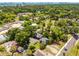 Aerial view of a house nestled among lush greenery, showcasing its surroundings at 432 Marion St, Daytona Beach, FL 32114