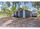 House exterior, gray siding, and small yard at 432 Marion St, Daytona Beach, FL 32114