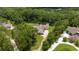 Aerial view of the house and surrounding neighborhood at 2075 Country Farms Rd, Port Orange, FL 32128