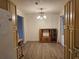 Dining area with wood-look floors at 401 Cherry St, South Daytona, FL 32119