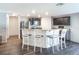 Modern kitchen with stainless steel appliances and granite counters at 3171 Utah Dr, Deltona, FL 32738