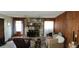 Living Room with stone fireplace at 711 Sunset Ave, Orange City, FL 32763