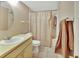 Clean bathroom with shower/tub combo and updated vanity at 600 N Boundary Ave # 101A, Deland, FL 32720