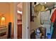 Convenient laundry area with stackable washer and dryer at 1401 S Palmetto Ave # 402, Daytona Beach, FL 32114