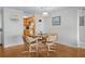 Small dining area with kitchen view, perfect for casual meals at 4175 S Atlantic Ave # 1130, New Smyrna Beach, FL 32169
