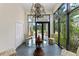 Bright breakfast room with glass doors leading to the backyard at 200 John Anderson Dr, Ormond Beach, FL 32176