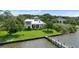 Waterfront home with private dock and lush landscaping at 200 John Anderson Dr, Ormond Beach, FL 32176