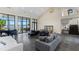 Open floor plan with large windows and a view of the water at 200 John Anderson Dr, Ormond Beach, FL 32176