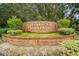 Brick entrance sign for Halifax Plantation community at 1117 Athlone Way, Ormond Beach, FL 32174