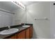 Clean bathroom with double vanity and shower at 1401 Bent Oaks Blvd, Deland, FL 32724