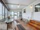 Enclosed patio with access to exterior and seating at 824 Silver Oak Ave, The Villages, FL 32159