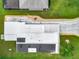 Top-down view of the home, highlighting its roof and solar panels at 824 Silver Oak Ave, The Villages, FL 32159