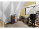 Small office or hobby room in the attic, with built-in shelving at 3660 Grand Ave, Deland, FL 32720
