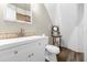 Stylish bathroom with white vanity and tile flooring at 3660 Grand Ave, Deland, FL 32720