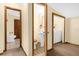 Main bathroom with toilet and a small secondary bathroom at 3660 Grand Ave, Deland, FL 32720