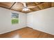 Bright bedroom with wood flooring and wood ceiling at 288 Silverstone Dr, Orange City, FL 32763