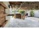 Covered patio with wooden bar and string lights at 3435 Arabesque Dr, Deland, FL 32724