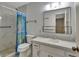 Clean bathroom with shower/tub combo and updated vanity at 47 Villa Villar Ct # 470, Deland, FL 32724