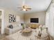 Living room with a neutral color scheme and hardwood floors at 2300 Calloway Dr, Orlando, FL 32810