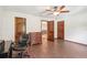 Spacious bedroom with hardwood floors and ample closet space at 1582 Covered Bridge Dr, Deland, FL 32724