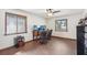 Home office with two desks and plenty of natural light at 1582 Covered Bridge Dr, Deland, FL 32724