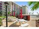Enjoy grilling with friends at this outdoor kitchen area, complete with picnic tables at 2711 N Halifax Ave # 296, Daytona Beach, FL 32118