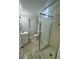 Updated bathroom with a stand-up shower and a new vanity at 133 Debary Dr, Debary, FL 32713