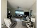 Spacious living room with tiled floors and two sofas at 1757 W Acadian Dr, Deltona, FL 32725