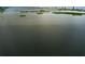 Aerial view showcasing the waterfront location at 111 Fleming Ave, Port Orange, FL 32127