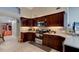 Modern kitchen with stainless steel appliances and ample counter space at 111 Fleming Ave, Port Orange, FL 32127