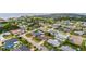 Wide aerial view of neighborhood near the coast at 22 Morning Star Ave, Ormond Beach, FL 32176