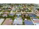 Aerial view of a single-Gathering home with a backyard and swimming pool at 22 Morning Star Ave, Ormond Beach, FL 32176
