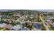 Aerial view of a residential neighborhood near the coast, showcasing various homes and landscaping at 22 Morning Star Ave, Ormond Beach, FL 32176