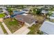 Aerial view showcasing a single Gathering home with a large backyard at 22 Morning Star Ave, Ormond Beach, FL 32176