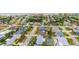 Aerial view of home near beach; shows neighborhood context at 22 Morning Star Ave, Ormond Beach, FL 32176