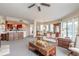 Bright and airy living room with hardwood floors and ample natural light at 3703 S Atlantic Ave # 501, Daytona Beach Shores, FL 32118
