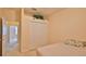 Bright bedroom with double closet and access to hallway at 3709 Donegal Cir, Ormond Beach, FL 32174