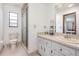 Bathroom with toilet, shower, and vanity at 573 Pelican Bay Dr, Daytona Beach, FL 32119