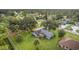 Aerial view of the house and surrounding neighborhood at 573 Pelican Bay Dr, Daytona Beach, FL 32119