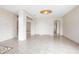 Elegant entryway with white stone pillars and tiled floor at 2291 Henry Ln, Deltona, FL 32738