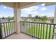 Private balcony with neighborhood views at 2291 Henry Ln, Deltona, FL 32738