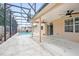 Relaxing pool area with covered patio and screened enclosure at 2291 Henry Ln, Deltona, FL 32738