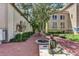 Brick pathway with a statue and a mural in a community at 1402 Talton Ave, Deland, FL 32720